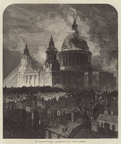 O Dia De Ação De Graças, Iluminação Da Catedral De São Paulo de Samuel Read