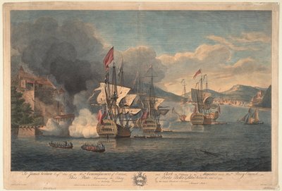Guerra da Sucessão Austríaca (Guerra dos Ouvidos de Jenkins) de Samuel Scott