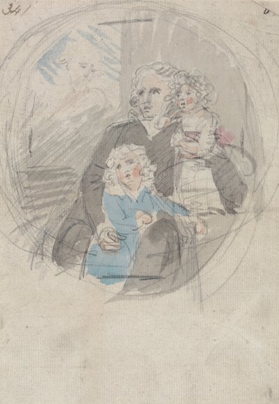Estudo para um Grupo de Retratos de Samuel Shelley