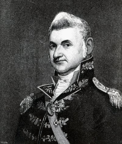 Retrato de Henry Dearborn (1751-1829) (gravura) de Samuel Smith Kilburn
