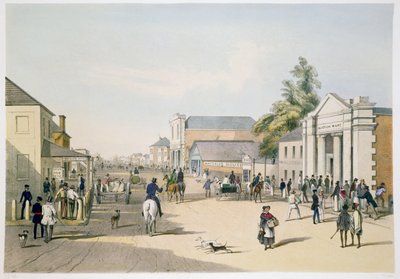 Hindley Street da esquina da King William Street, Adelaide de Samuel Thomas Gill