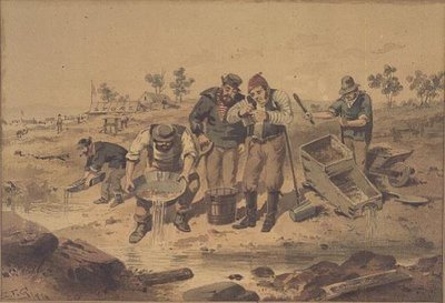 Panorâmica para o ouro de Samuel Thomas Gill