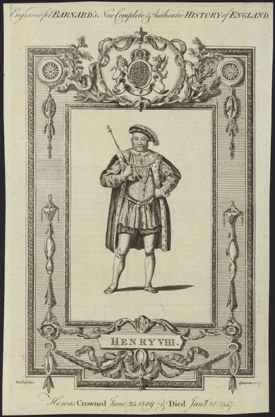 Rei, Henry, VIII, de, inglaterra de Samuel Wale