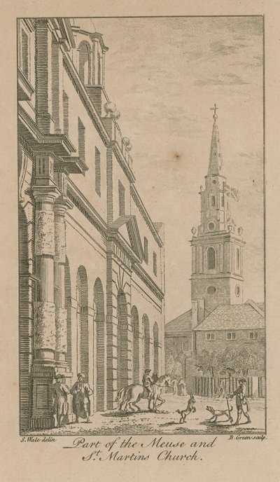 Parte da igreja de Meuse e St Martin de Samuel Wale