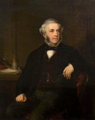 Retrato de George Richards Elkington 1800-1865, 1865. de Samuel West