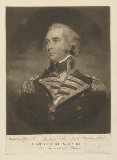 Vice-almirante Lord Hugh Seymour de Samuel William Reynolds