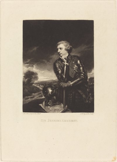Sir Jeffery Amherst de Samuel William Reynolds I after Sir Joshua Reynolds