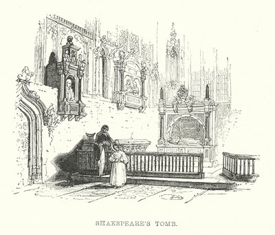 Túmulo de Shakspeare (gravura) de Samuel Williams