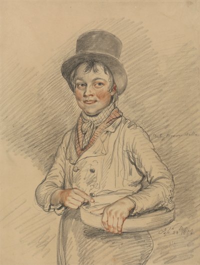 Um Rapaz com um Cesto de Samuel de Wilde