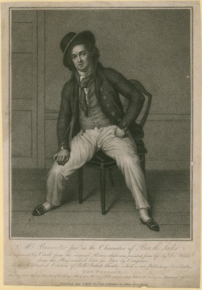 Sr. Bannister junior no personagem de Ben o Marinheiro de Samuel de Wilde