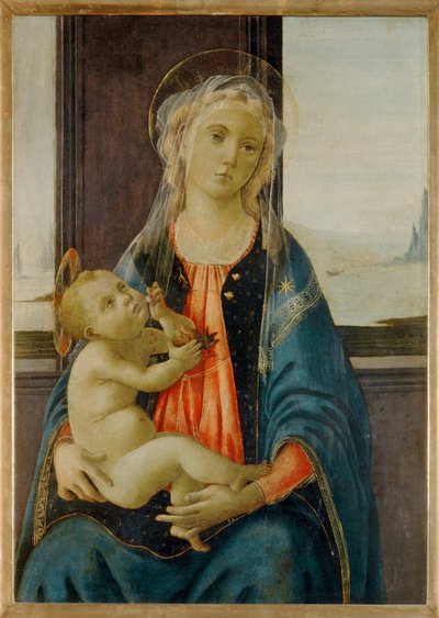 Nossa Senhora do Mar (têmpera sobre madeira) de Sandro (1444/5-1510) Botticelli