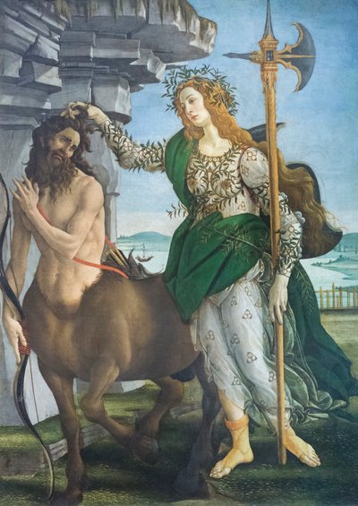 Pallas e o centauro de Sandro Botticelli