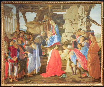 Adoração dos Magos de Sandro Botticelli
