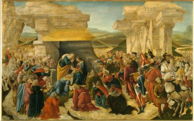 Adoração dos reis de Sandro Botticelli