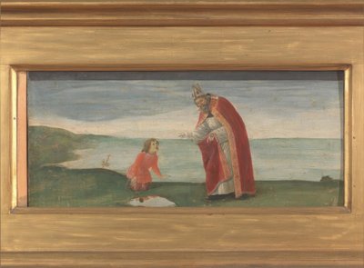 Santo Agostinho e o menino à beira-mar de Sandro Botticelli