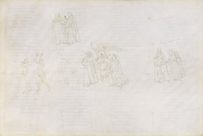 Desenhos para a «Divina Comédia» de Dante (Purgatório 17) de Sandro Botticelli