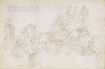 Desenhos para a «Divina Comédia» de Dante (Purgatório 31) de Sandro Botticelli
