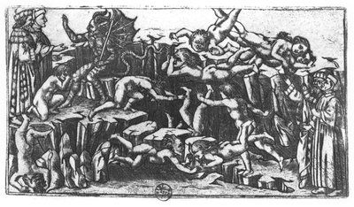 Inferno, de &39;The Divine Comedy&39; de Dante Alighieri (1265-1321) de Sandro Botticelli