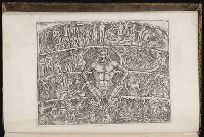 Ilustração para o Inferno de Dante de Sandro Botticelli