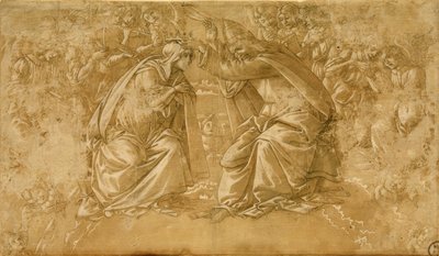 Coroação de Maria de Sandro Botticelli