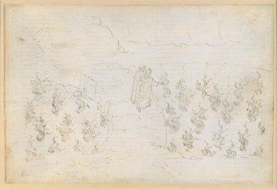 A Divina Comédia, Inferno XXVII: Oitavo Círculo do Inferno (Malebolge), 8.ª Bolgia: Castigo dos falsos conselheiros; Conversa com Guido da Montefeltro de Sandro Botticelli