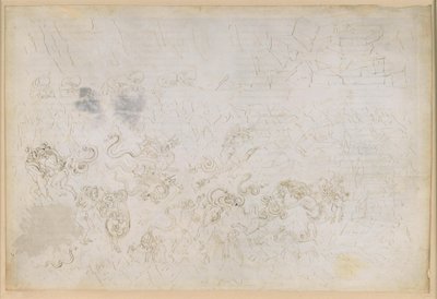 A Divina Comédia, Inferno XXV. Virgílio e Dante no oitavo círculo do Inferno (Malebolge), 7.ª Bolgia: Penas mais severas para ladrões e salteadores de Sandro Botticelli