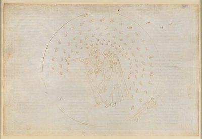 A Divina Comédia, Paraíso VIII. Terceira esfera planetária (Céu de Vénus): O reino dos amantes; A alma de Carlos Martel lamenta-se da sua família e explica a Dante as razões da diversidade entre os homens de Sandro Botticelli