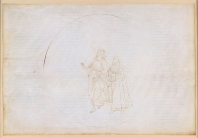 A Divina Comédia, Paraíso XIII. Quarta esfera planetária (céu solar): Tomás de Aquino explica a Dante o princípio do amor divino e da Trindade de Sandro Botticelli