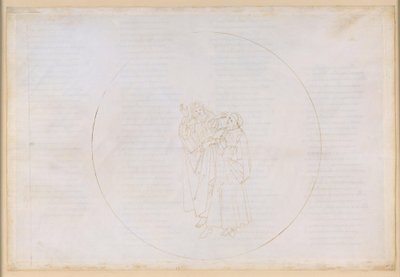 A Divina Comédia, Paraíso XII. Quarta esfera planetária (céu solar): O franciscano Boaventura elogia a vida e a obra de São Domingos e repreende a divisão da sua própria ordem de Sandro Botticelli