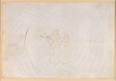 A Divina Comédia, Paraíso XI. Quarta esfera planetária (céu solar): Tomás de Aquino elogia, perante Dante, a obra de Francisco de Assis e lamenta a secularização da sua própria ordem, a dos dominicanos de Sandro Botticelli