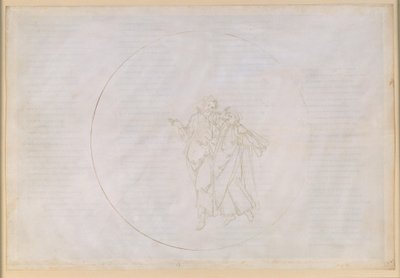 A Divina Comédia, Paraíso XV. Quinta esfera planetária (Céu de Marte): Cacciaguida, antepassado da família Alighieri, fala a Dante sobre os seus antepassados na antiga Florença de Sandro Botticelli