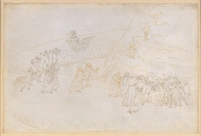 A Divina Comédia, Purgatório III. Pré-Purgatório (Anel das Ilhas): Penitência dos falecidos em excomunhão; Conversa com Manfred de Hohenstaufen de Sandro Botticelli