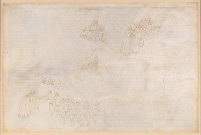 A Divina Comédia, Purgatório IV. Pré-Purgatório: Anel da Ilha, Maciço da Base e Zona Central; Ascensão e Penitência dos Negligentes de Sandro Botticelli