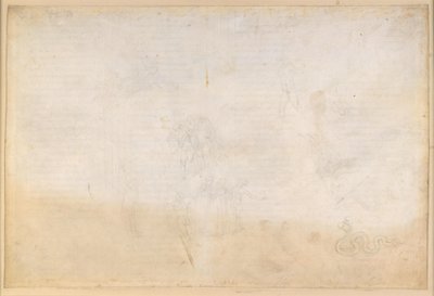 A Divina Comédia, Purgatório VIII. Pré-Purgatório, Zona Intermédia: Vale dos Príncipes Negligentes; Tentação pela Serpente; Conversa com Nino Visconti e Currado Malaspina de Sandro Botticelli