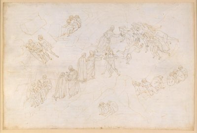 A Divina Comédia, Purgatório V. Pré-Purgatório, Zona Intermédia: os que morreram em consequência de um ato de violência de Sandro Botticelli