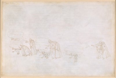A Divina Comédia, Purgatório XI. Primeiro Anel do Purgatório: a penitência dos cavaleiros e artistas ávidos de glória de Sandro Botticelli