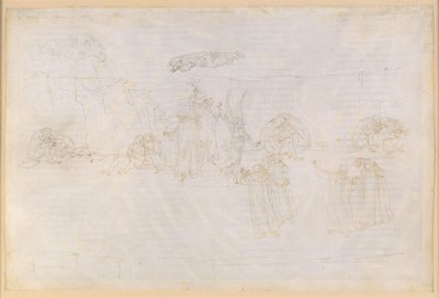 A Divina Comédia, Purgatório XV. Ascensão ao terceiro anel do Purgatório: O anjo diante da escadaria; as visões de Dante sobre a mansidão de Sandro Botticelli