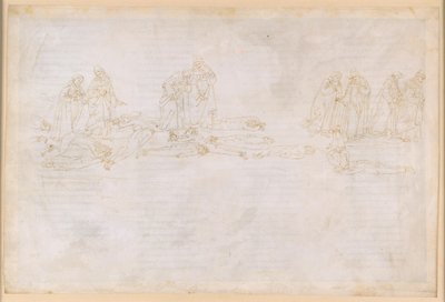 A Divina Comédia, Purgatório XX. Quinto anel do Purgatório: a penitência dos avarentos e dos esbanjadores; conversa com Hugo Capet de Sandro Botticelli