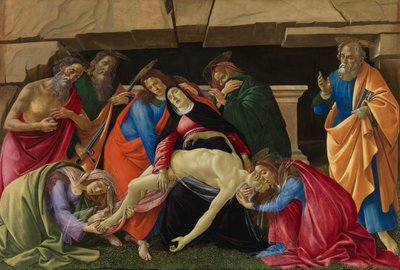 Lamentação sobre o Cristo Morto de Sandro Botticelli