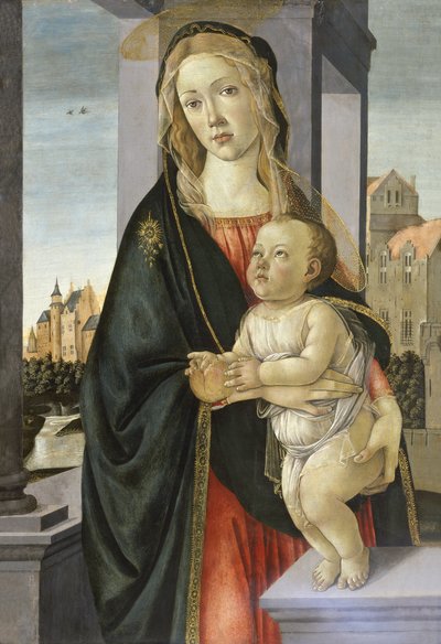 Madonna e Criança, 1485-95 de Sandro Botticelli