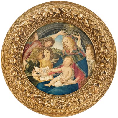 Madonna do Magnificat, círculo de Ricciardo Meacci de Sandro Botticelli