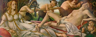 Marte e Vênus, c1485, 1911 de Sandro Botticelli