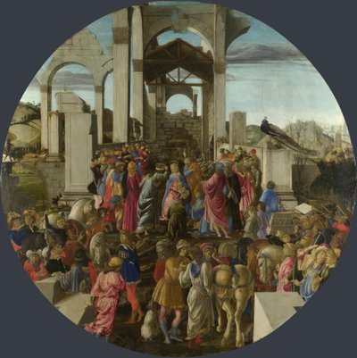 A adoração dos reis, ca 1470-1475 de Sandro Botticelli