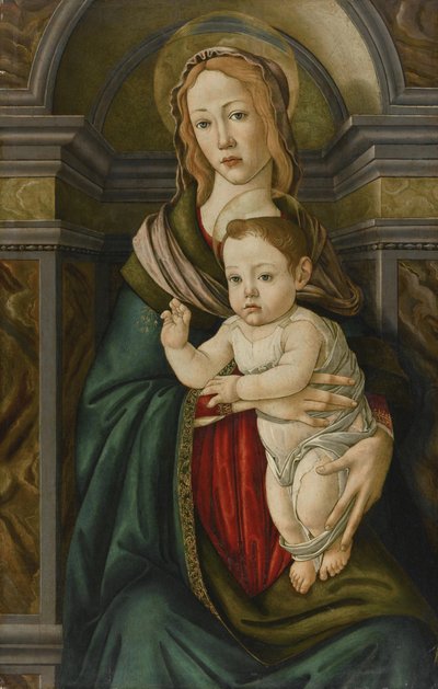 A Madona e o Menino de Sandro Botticelli