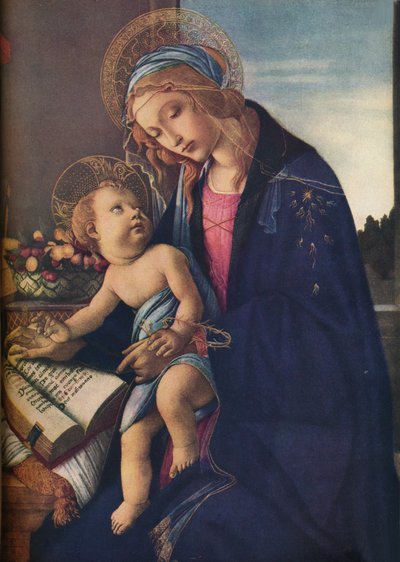 A Virgem e o Menino, c1480, 1936 de Sandro Botticelli