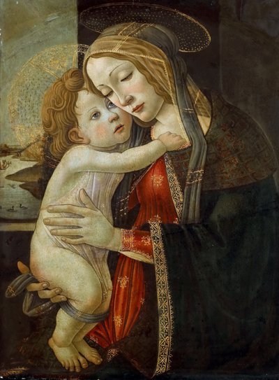 A Virgem e a Criança, c. 1500. de Sandro Botticelli
