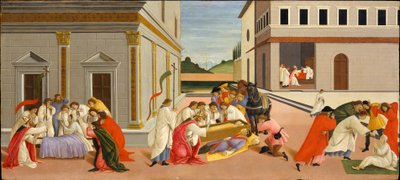 Três milagres de São Zenóbio de Sandro Botticelli