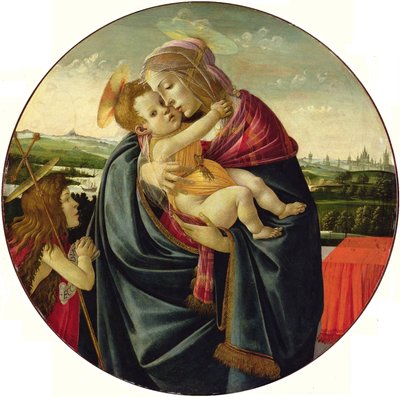 A Virgem com o Menino e São João Batista de Sandro Botticelli