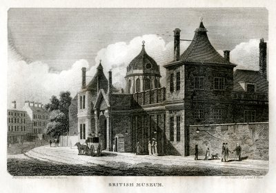 Museu Britânico, Londres, c1810. de Sands