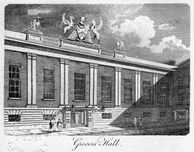 Loja de conveniência, cidade de Londres, 1811. de Sands